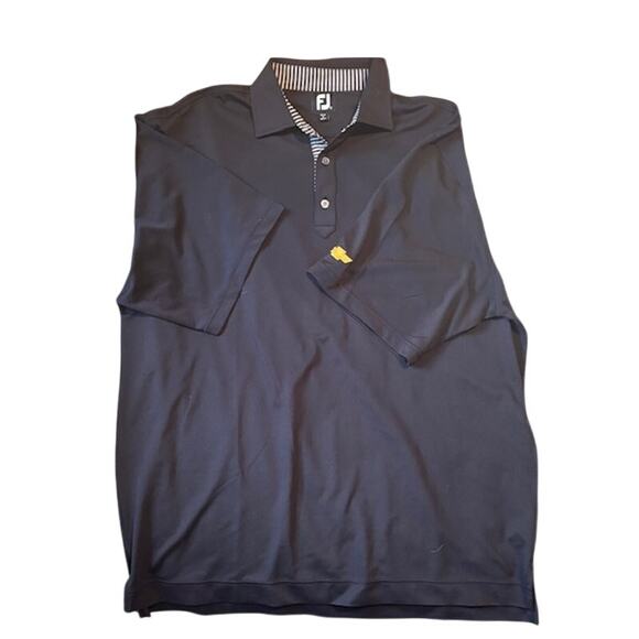 FootJoy FJ Men's XL Golf Polo Shirt black w/ Chrysler Logo - Picture 1 of 8